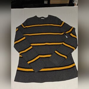 Zara Boys Gold and Gray Sweater EUC
